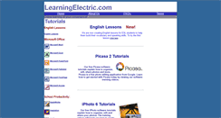 Desktop Screenshot of learningelectric.com